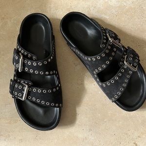 Isabel Marant Lennyo sandals.